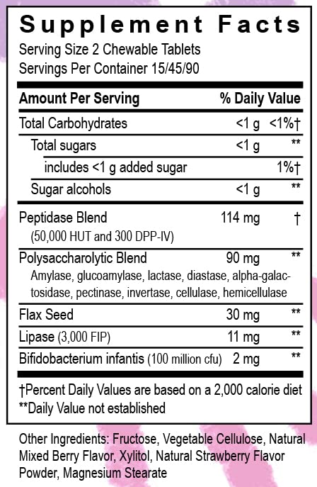 TRANSFORMATION Enzymes Kidz Digestive Enzyme Chewable - 90 Tablets - image 4