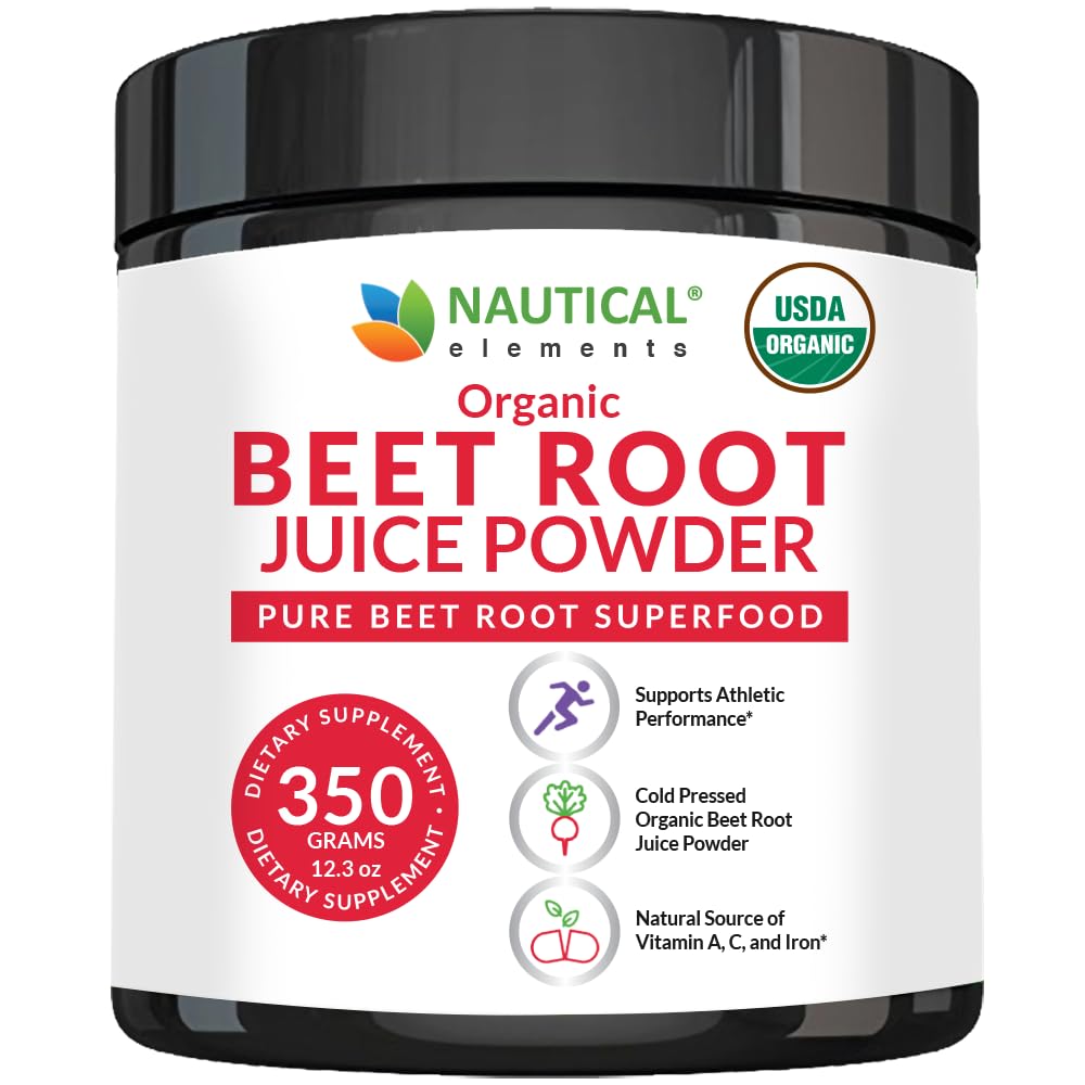 Nautical Elements Beet Juice Powder Organic - Cold Pressed - 20:1