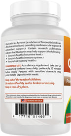 Best Naturals Quercetin 1000 mg Antioxidant - 120 Vegetarian Capsules - image 7