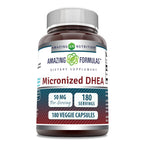 Amazing Nutrition Micronized DHEA 50 Mg - 180 Vegetarian Capsules