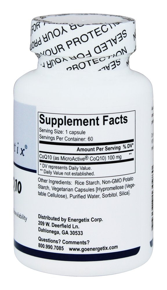 Energetix MicroActive CoQ10 - 60 Capsules - image 2