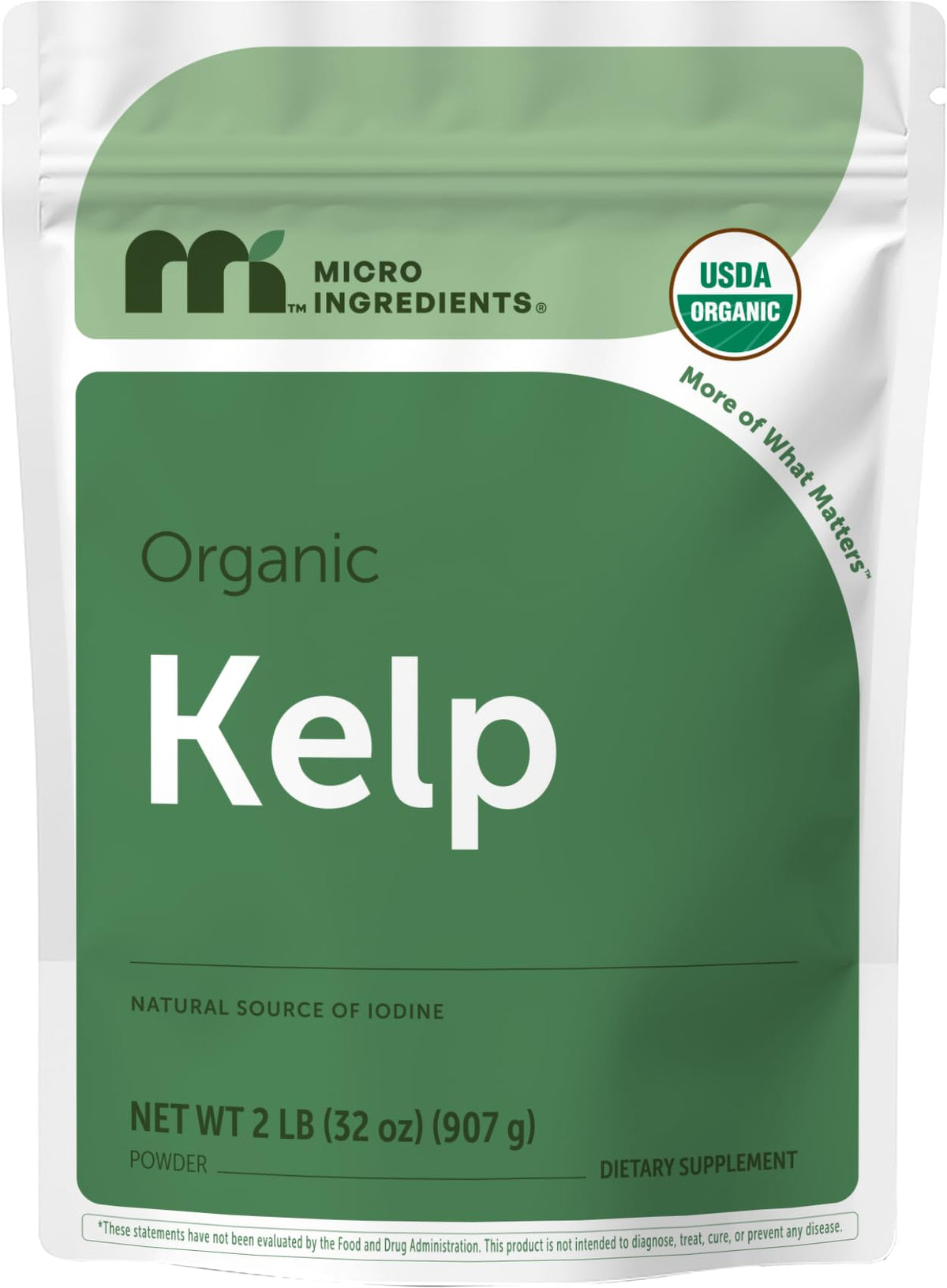 Micro Ingredients Organic Kelp Powder - 2 lb