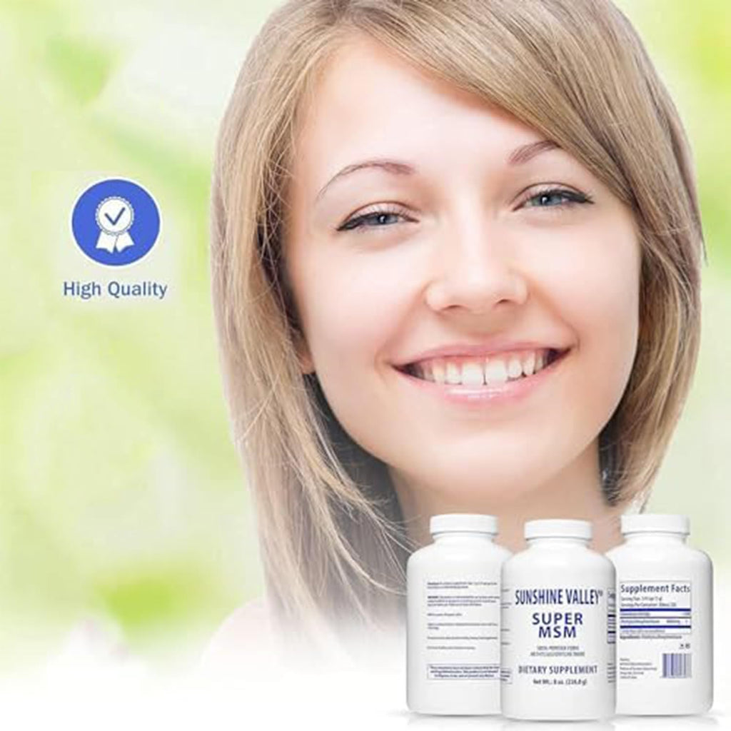 Sunshine Valley Super MSM Powder (Methylsulfonylmethane), Unflavored