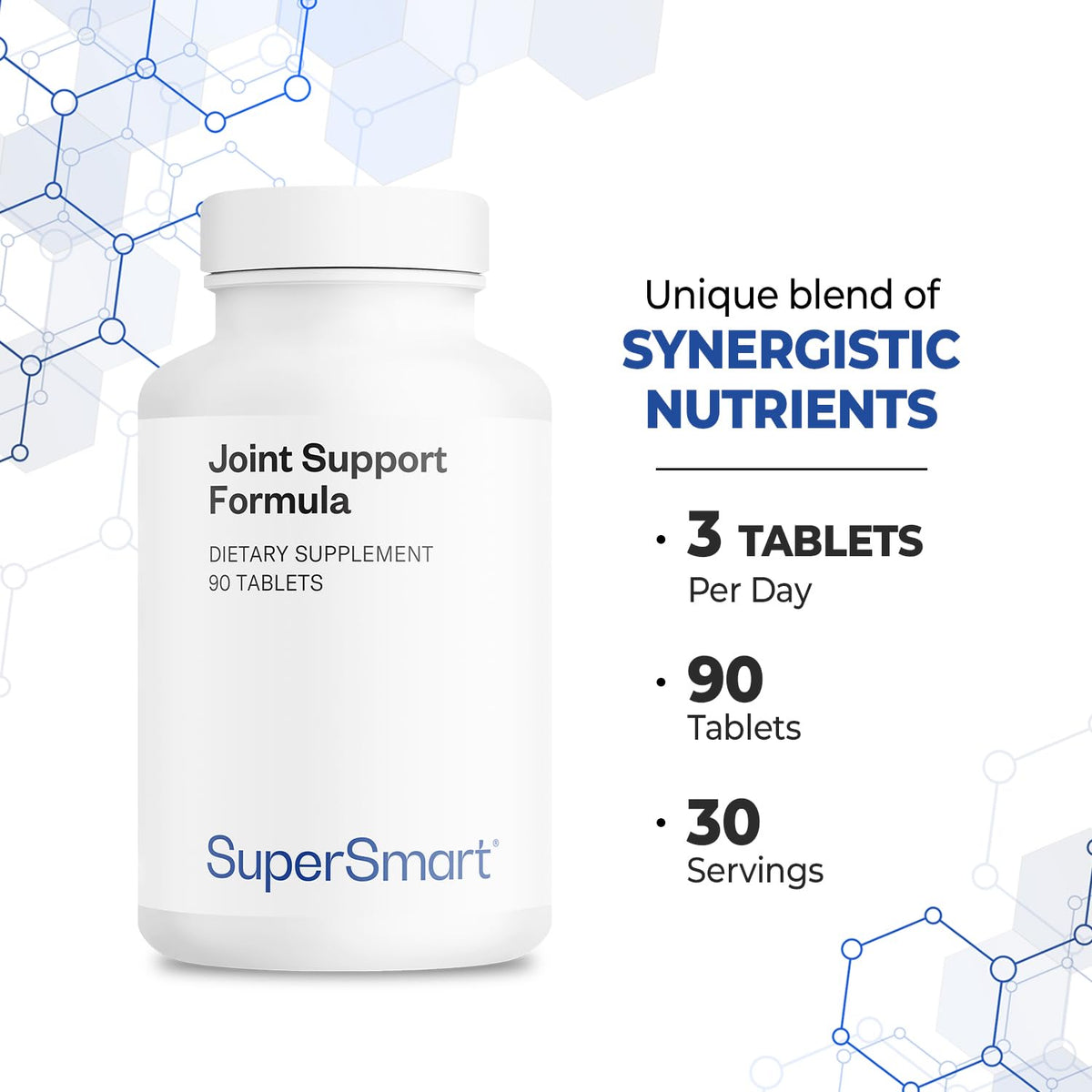Supersmart Joint Support Formula with Glucosamine & Chondroitin - 90 Tablets - image 5