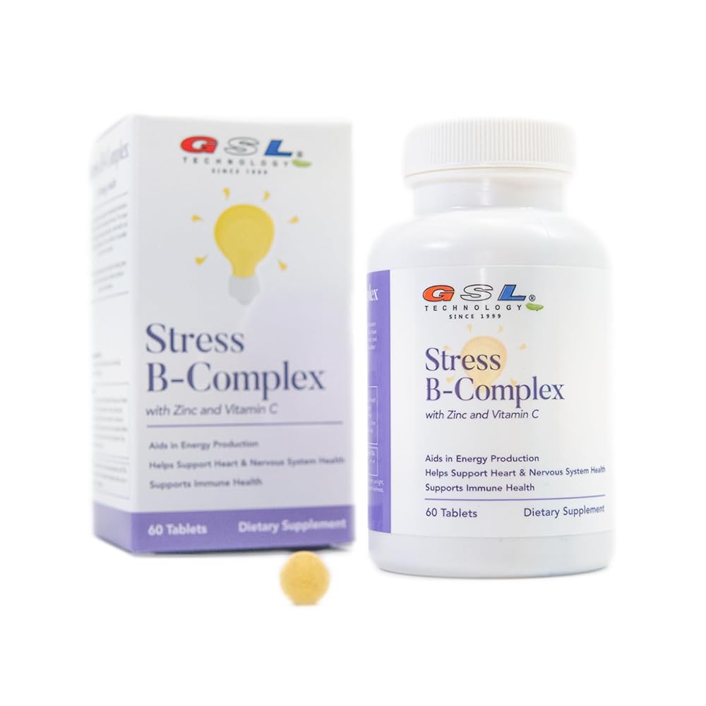GSL Technology Stress B-Complex Vitamin - 60 Tablets - image 3