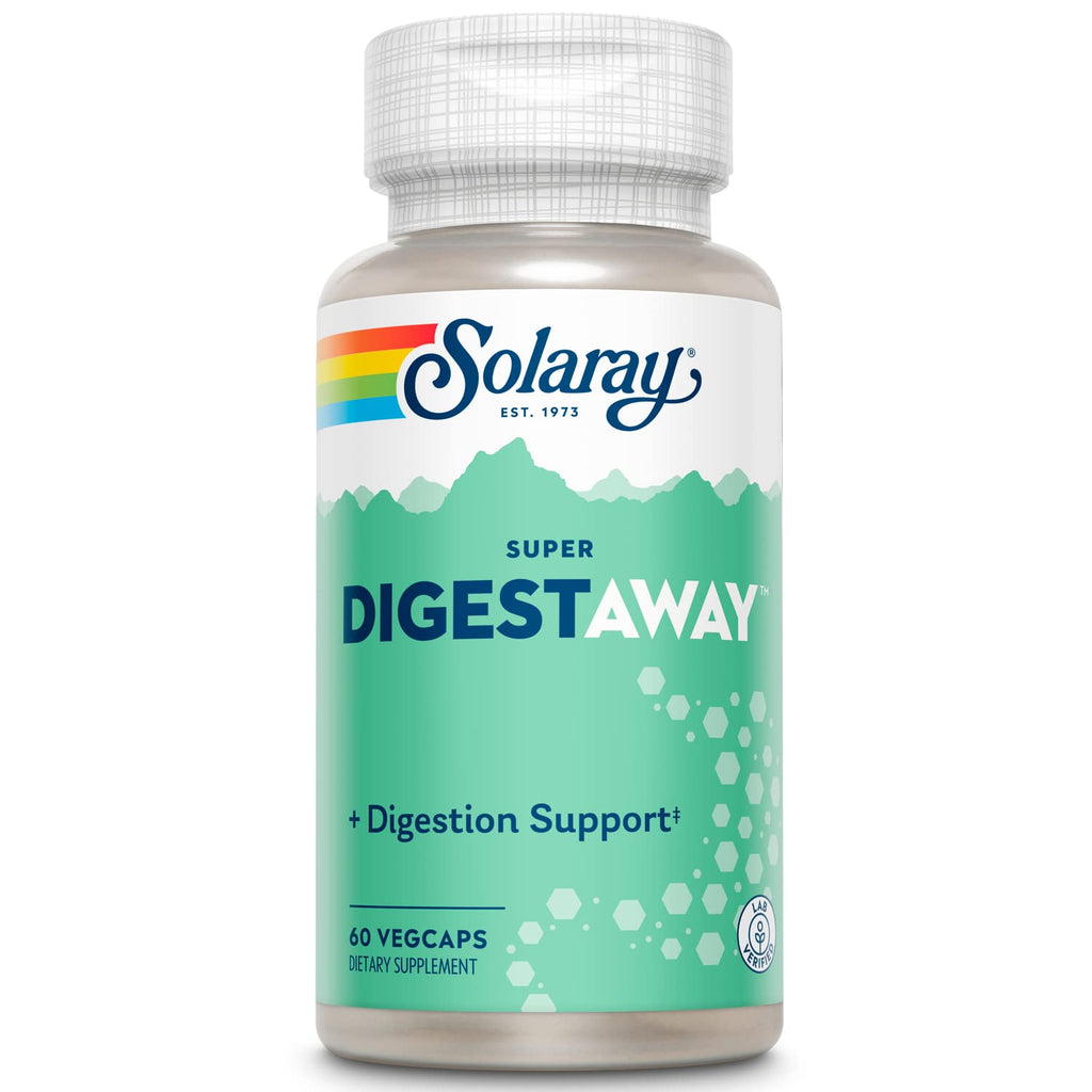 SOLARAY Super Digestaway Digestive Enzymes - 60 Vegetarian Capsules