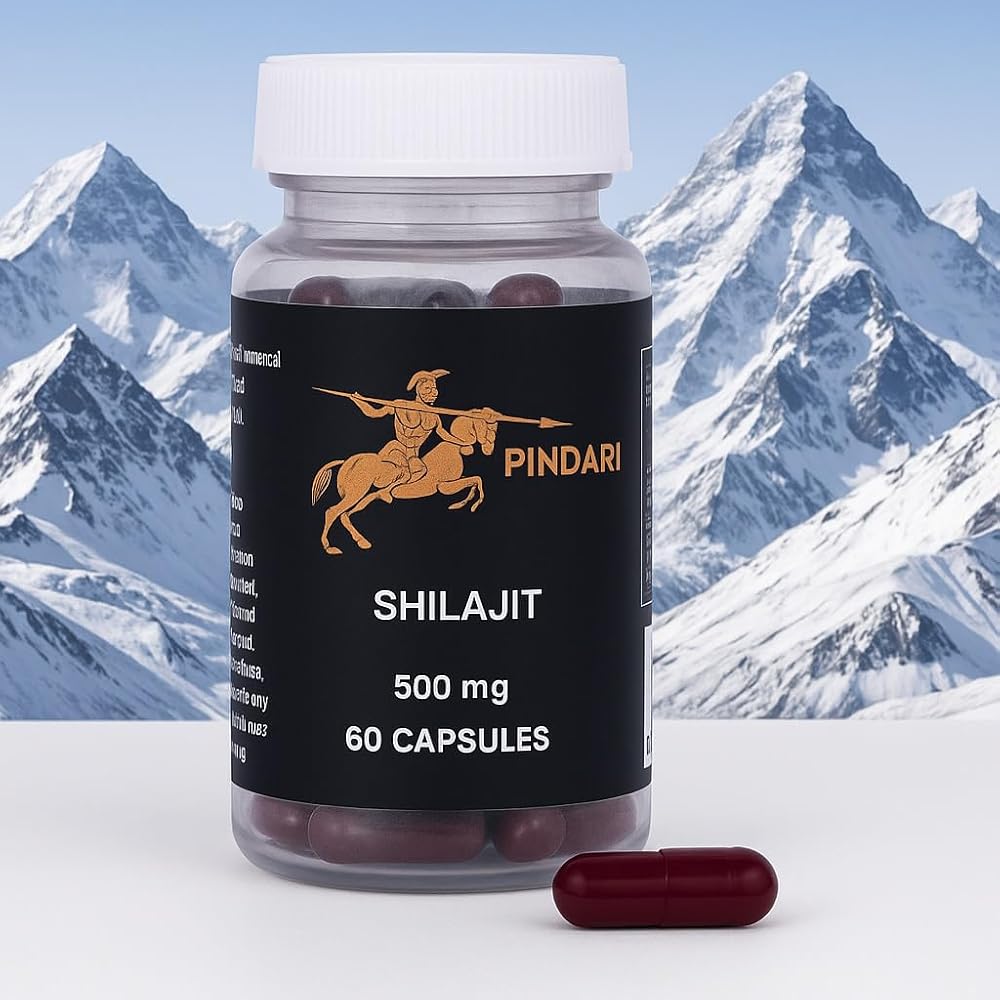 Pindari Shilajit Resin Pure Shilajit 500mg - 60 Capsules - image 4