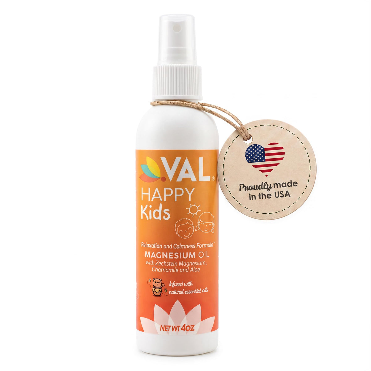 VAL Kids Magnesium Oil Spray Bedtime Calm & Mood Support - 4oz