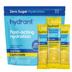 Hydrant Hydrate Electrolyte Powder Stick Packets Lemonade - 30 Count