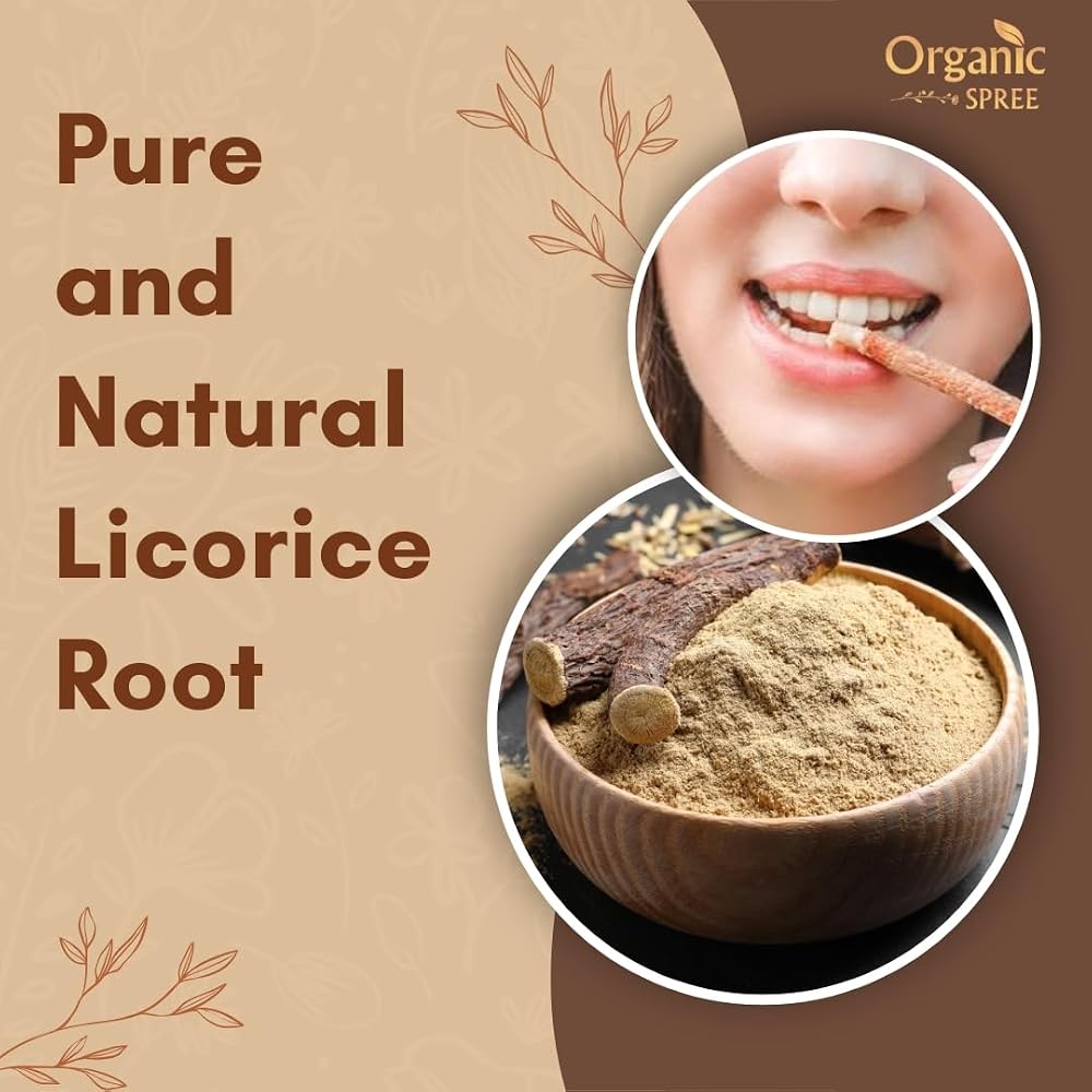 ORGANIC SPREE Licorice - Mulethi Sticks - Pure and Natural