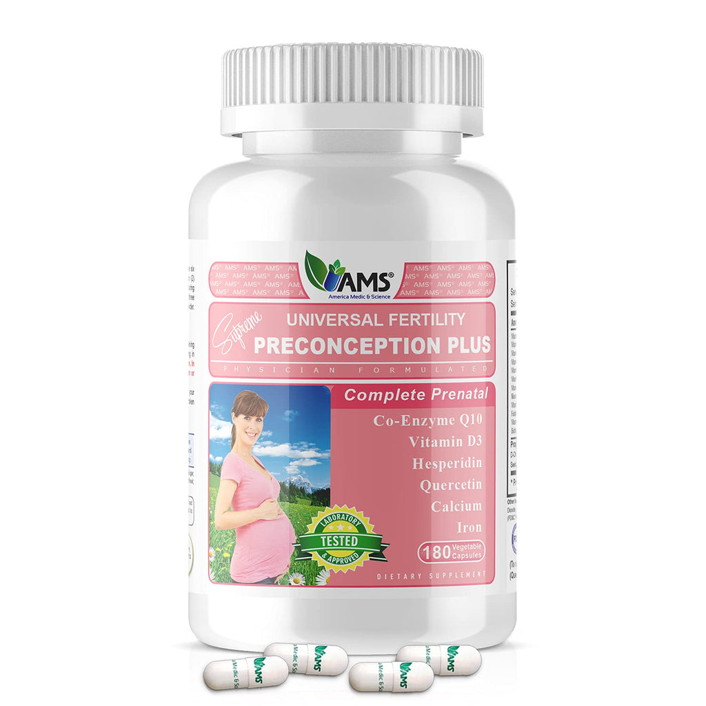 America Medic & Science Preconception Plus - 180 Capsules
