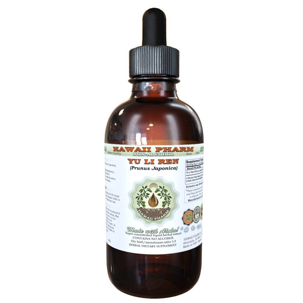 Hawaii Pharm Yu Li Ren (Prunus Japonica) Seed Alcohol-Free Extract