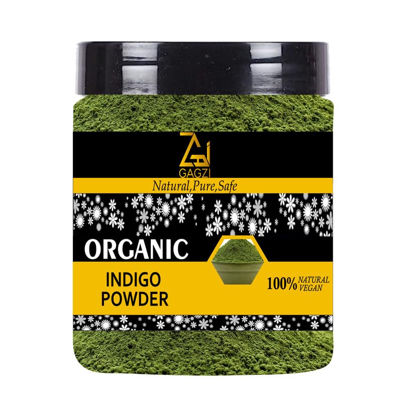 Natural Indigo Powder 3 Oz / 85.05 Gram (Pack of 1) - GAGZI