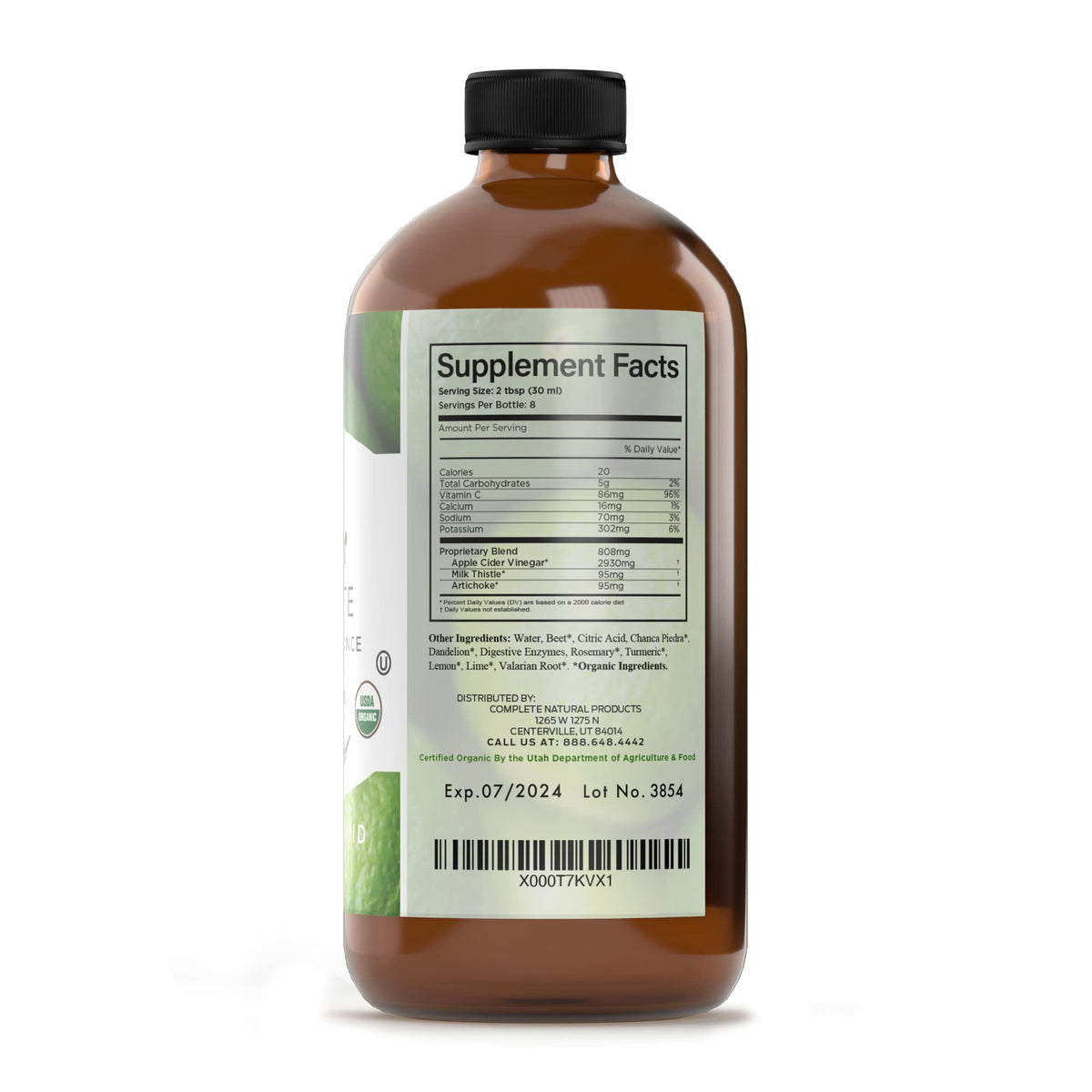 Complete Natural Products Liver Complete Organic Liquid Concentrate - 8 Fl Oz - image 3