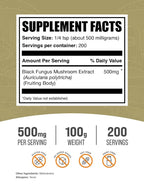BulkSupplements.com Black Fungus Extract Powder