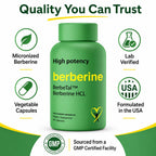Advanced Bionetix Berberine 1500mg Supplement - 90 Capsules - image 5