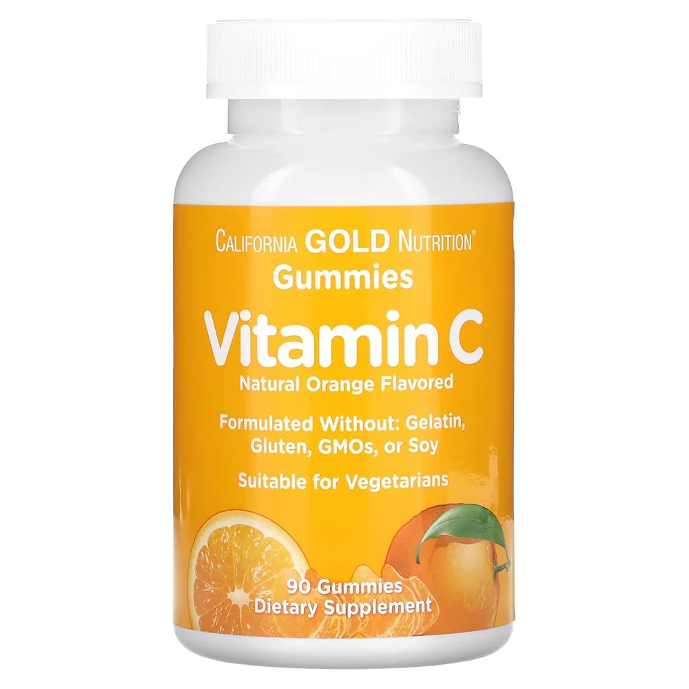 California Gold Nutrition Vitamin C Gummies Orange - 180 Gummies