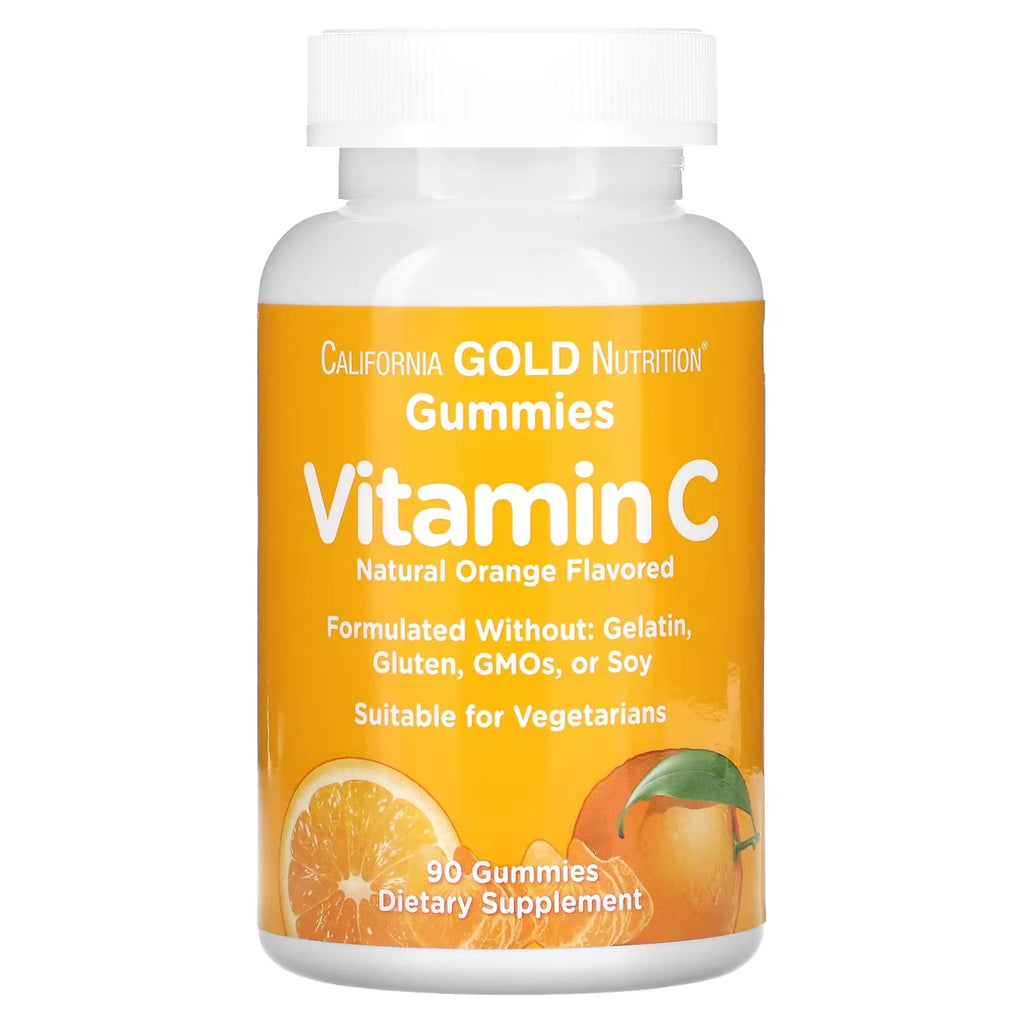 California Gold Nutrition Vitamin C Gummies Orange - 180 Gummies