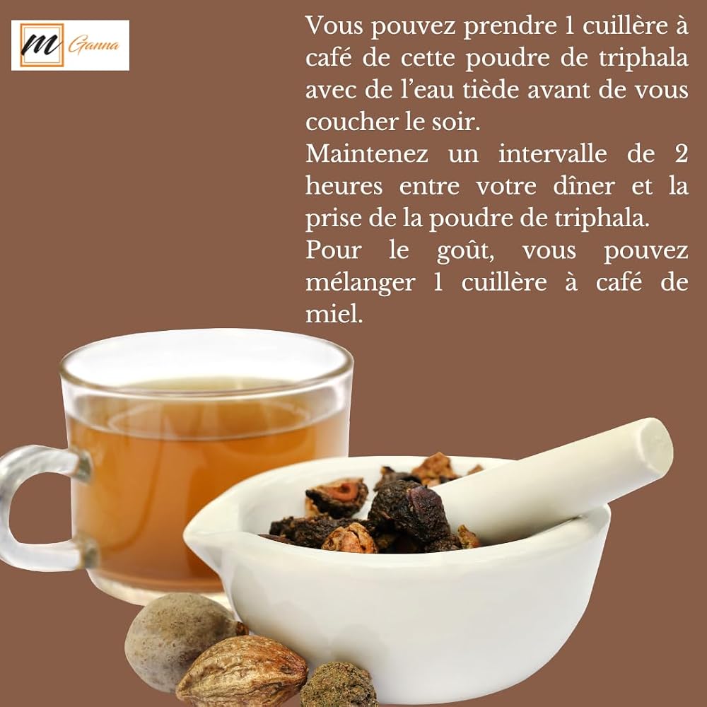 mGanna 100% Natural Triphala Powder - 227g - image 4