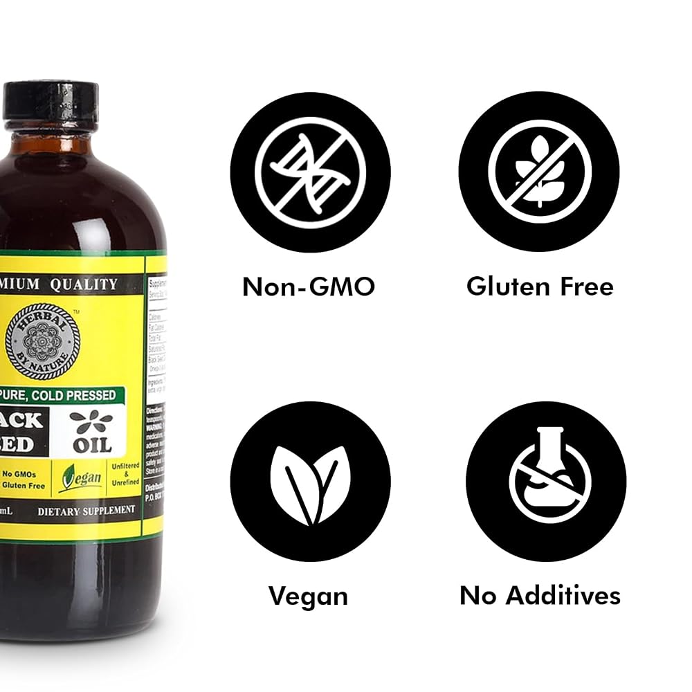 DAS NATURALS Pure Black Seed Oil - 100% Pure Nigella Sativa - Cold - image 5