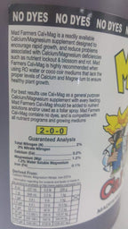 TOLLAA Mad Farmer Cal + Mag Plant Supplement - 1 Quart - image 3