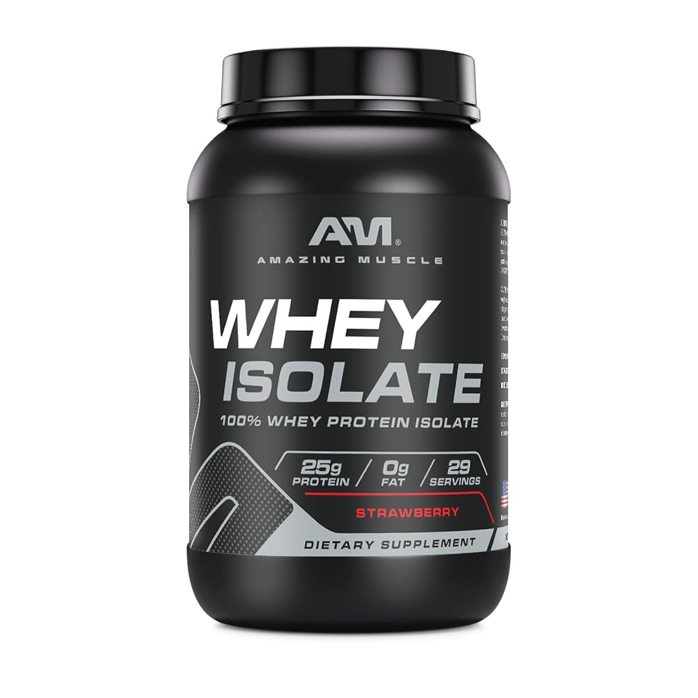 Amazing Muscle Whey Protein Isolate Powder