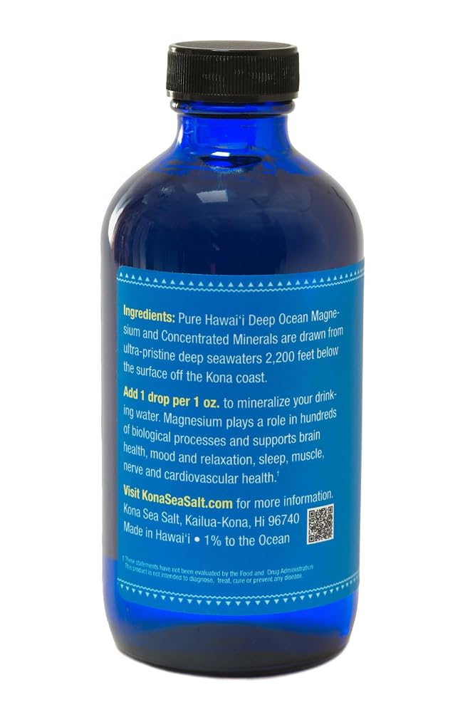 Kona Sea Salt Pure Hawaii Deep Ocean Magnesium Drops - 8 Fl Oz - image 2