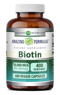Amazing Formulas Biotin 10000 mcg Veggie Capsules