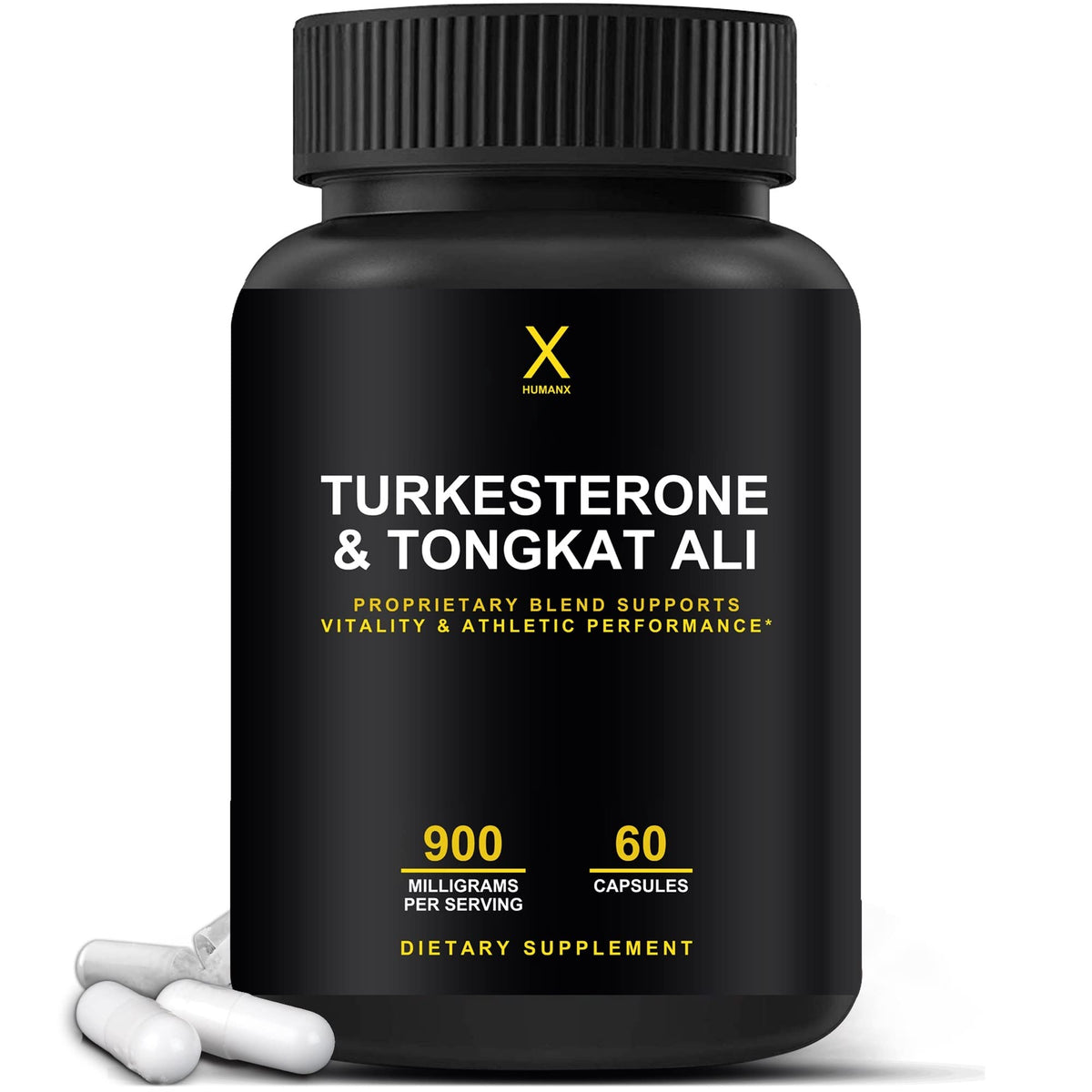 HUMANX Turkesterone & Tongkat Ali 900mg Capsules - 60 Count