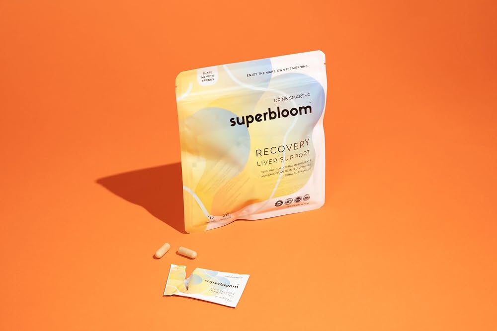 superbloom Recovery Liver Support with DHM & Turmeric - 20 Capsules - image 4