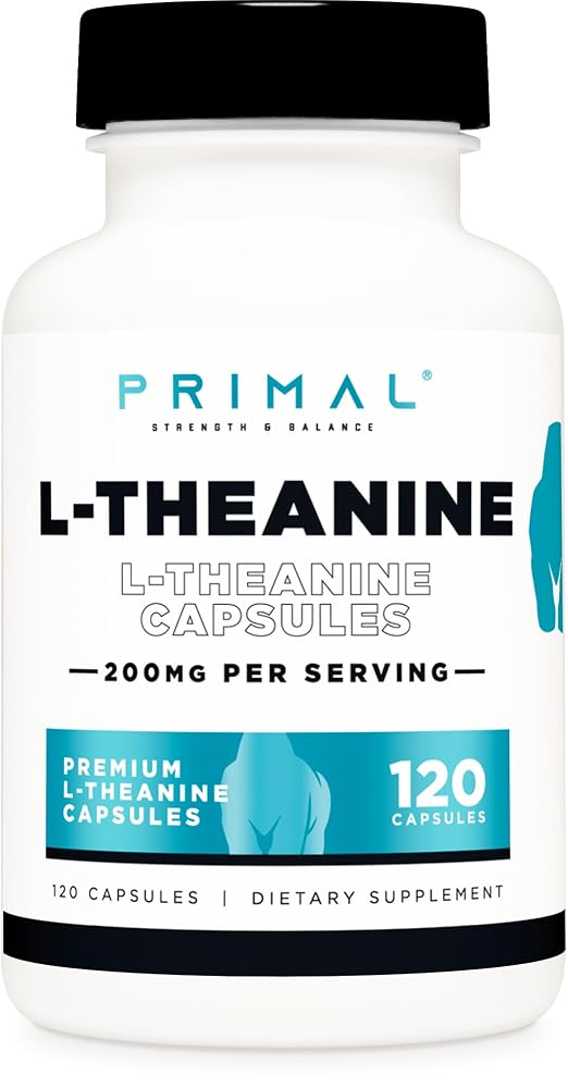 Primal L-Theanine 200mg - 120 Capsules