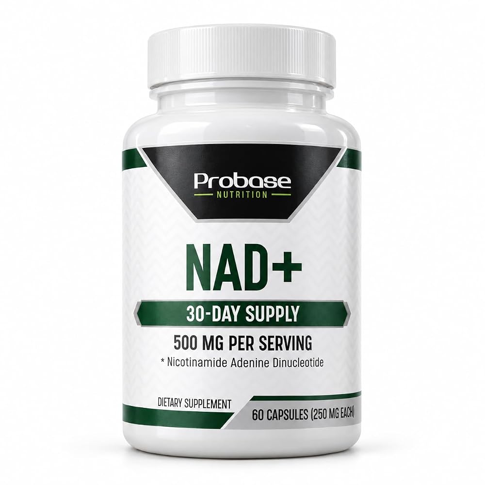 Probase Nutrition NAD Supplement 500mg - 60 Capsules