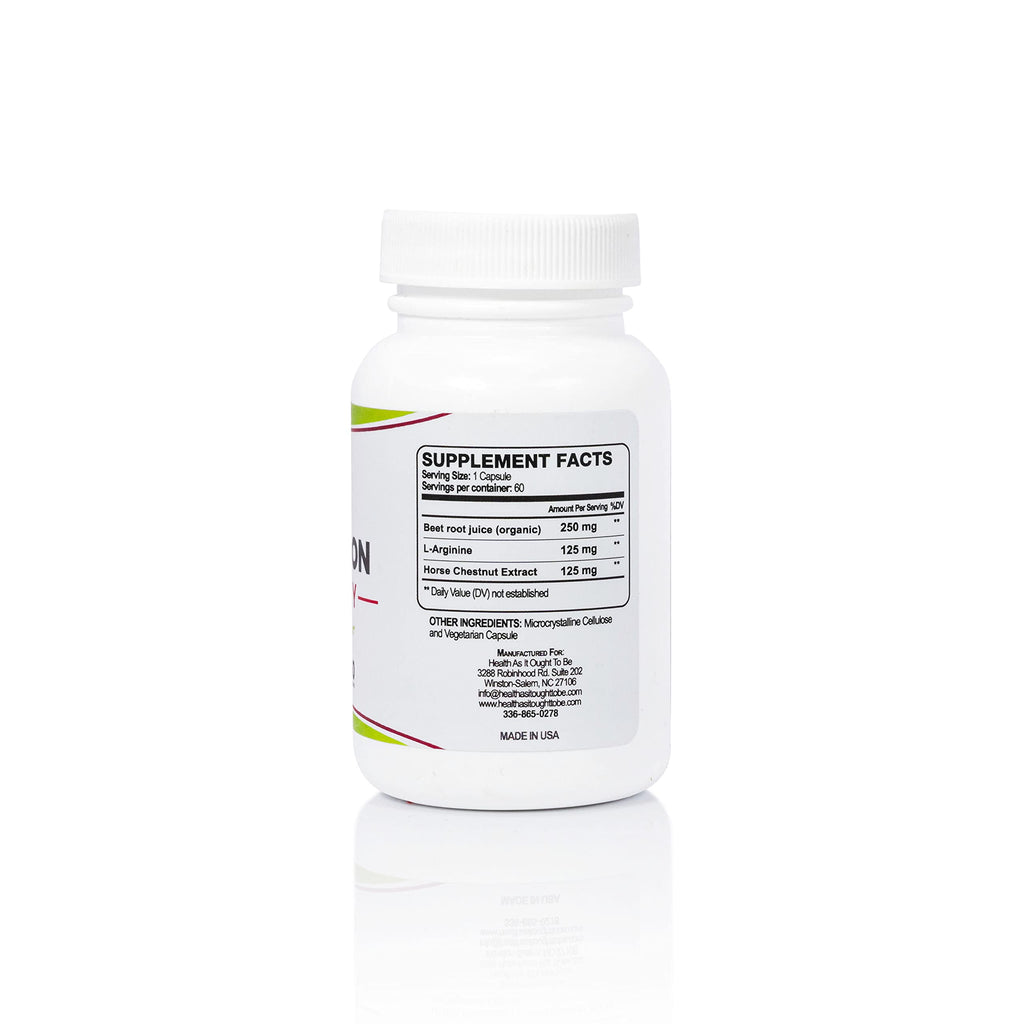 Health As It Ought To Be Circulation Syn3rgy Beet Root - 60 Capsules - image 2