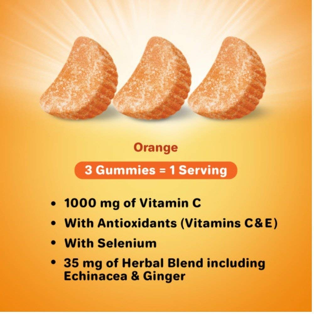 Airborne Orange Flavored Gummies Immune Support - 84 Count - image 3