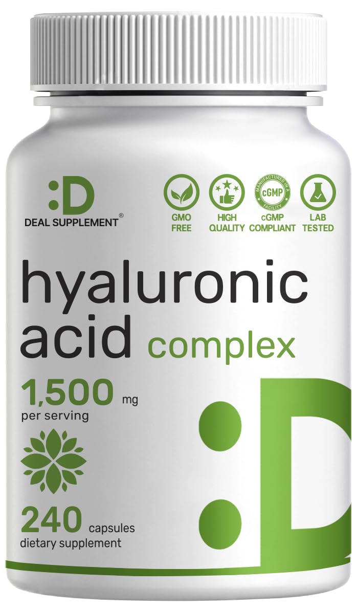 DEAL SUPPLEMENT Hyaluronic Acid Complex 1,500mg - 240 Capsules