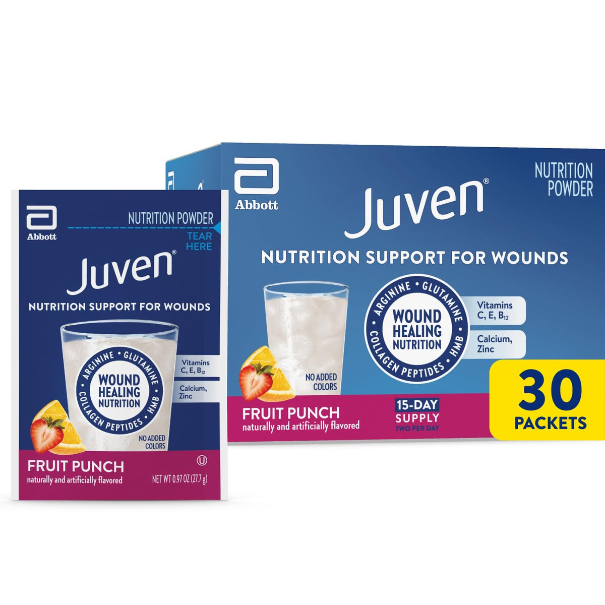 Juven Therapeutic Nutrition Drink Powder Including Collagen Peptides