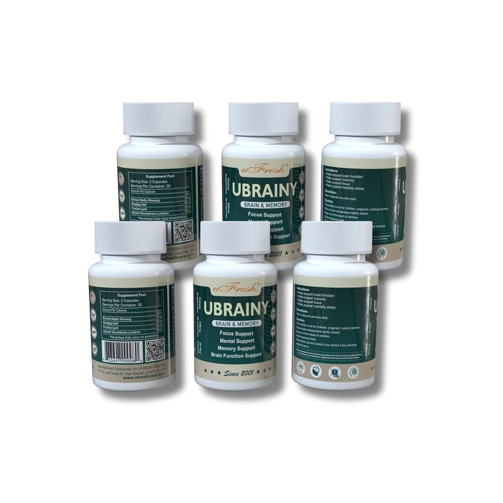 uFresh Ubrainy Brain and Memory Support Capsules