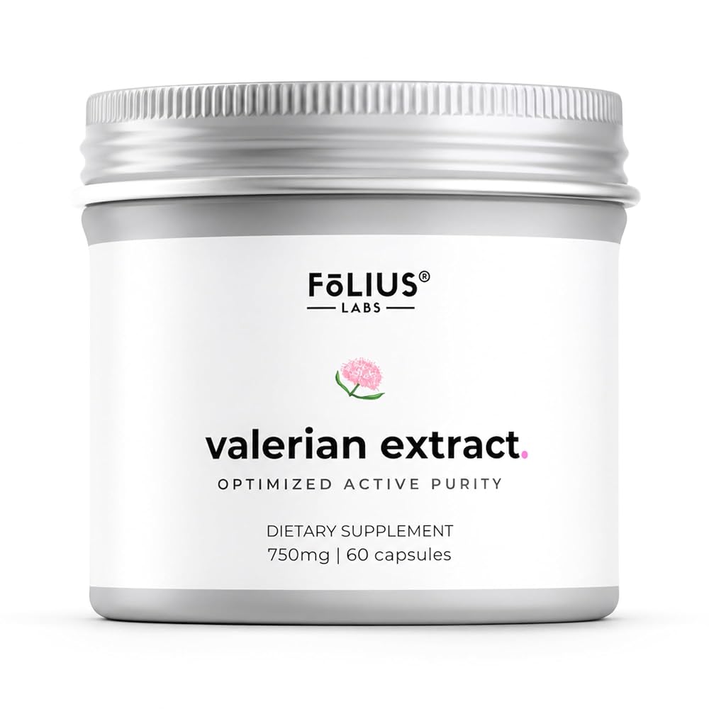 FOLIUS LABS Valerian Root 4:1 Extract Capsules 750mg