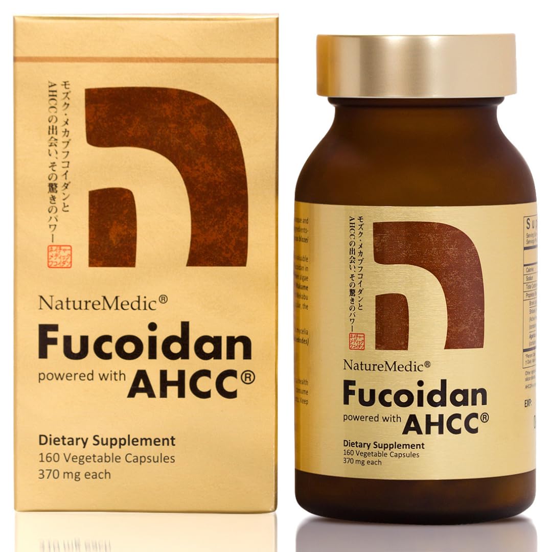 NatureMedic Fucoidan Powered with AHCC® Brown Seaweed Immunity