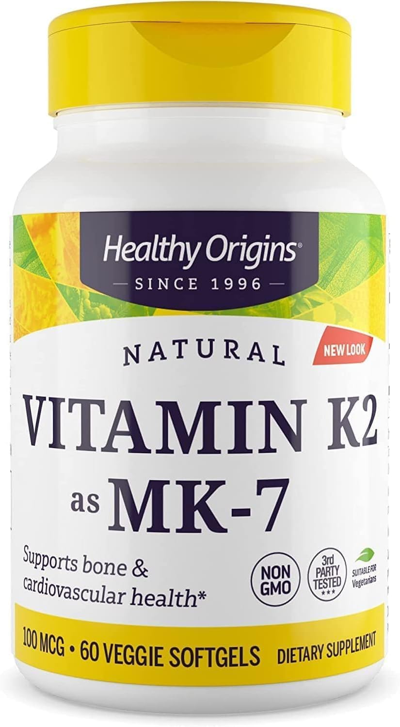 Healthy Origins Vitamin K2 As MK-7 Supplement