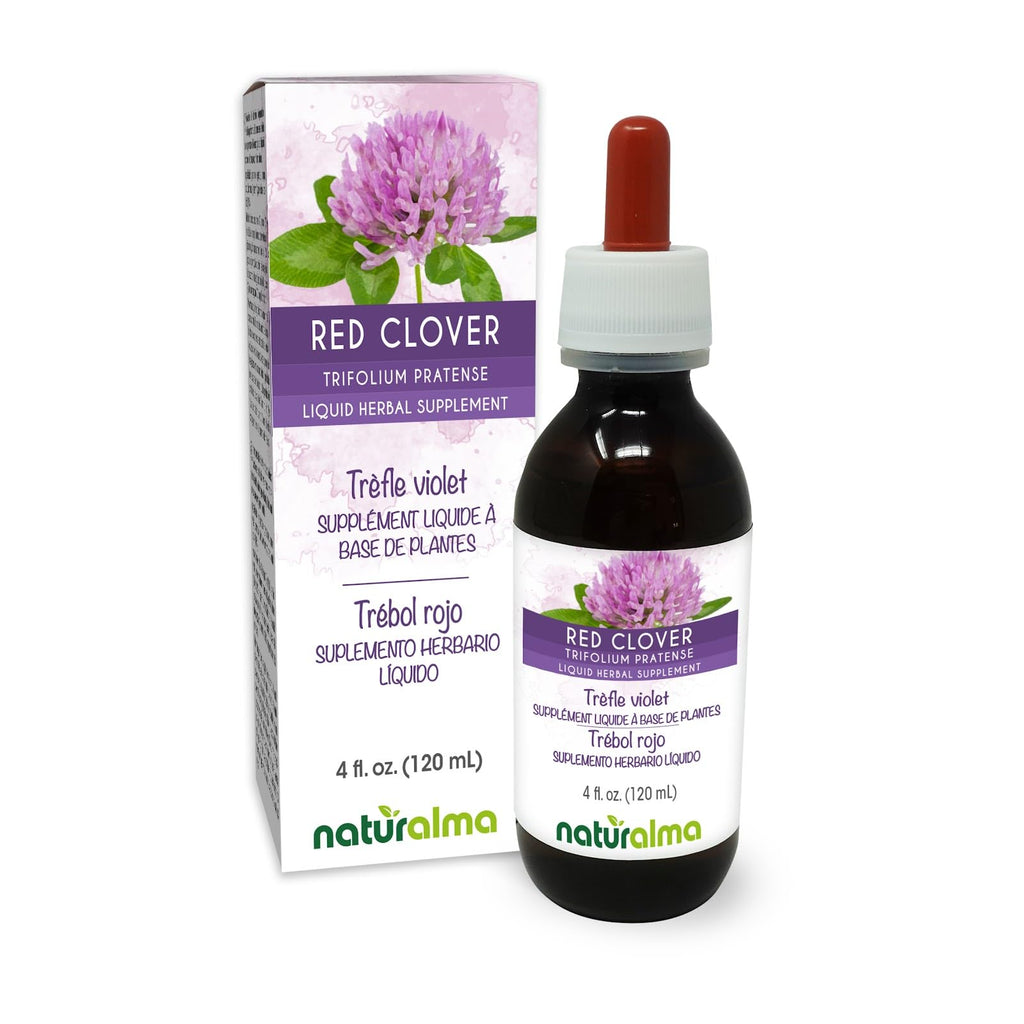 Naturalma Red Clover Herb Liquid Extract Tincture - 4 fl oz