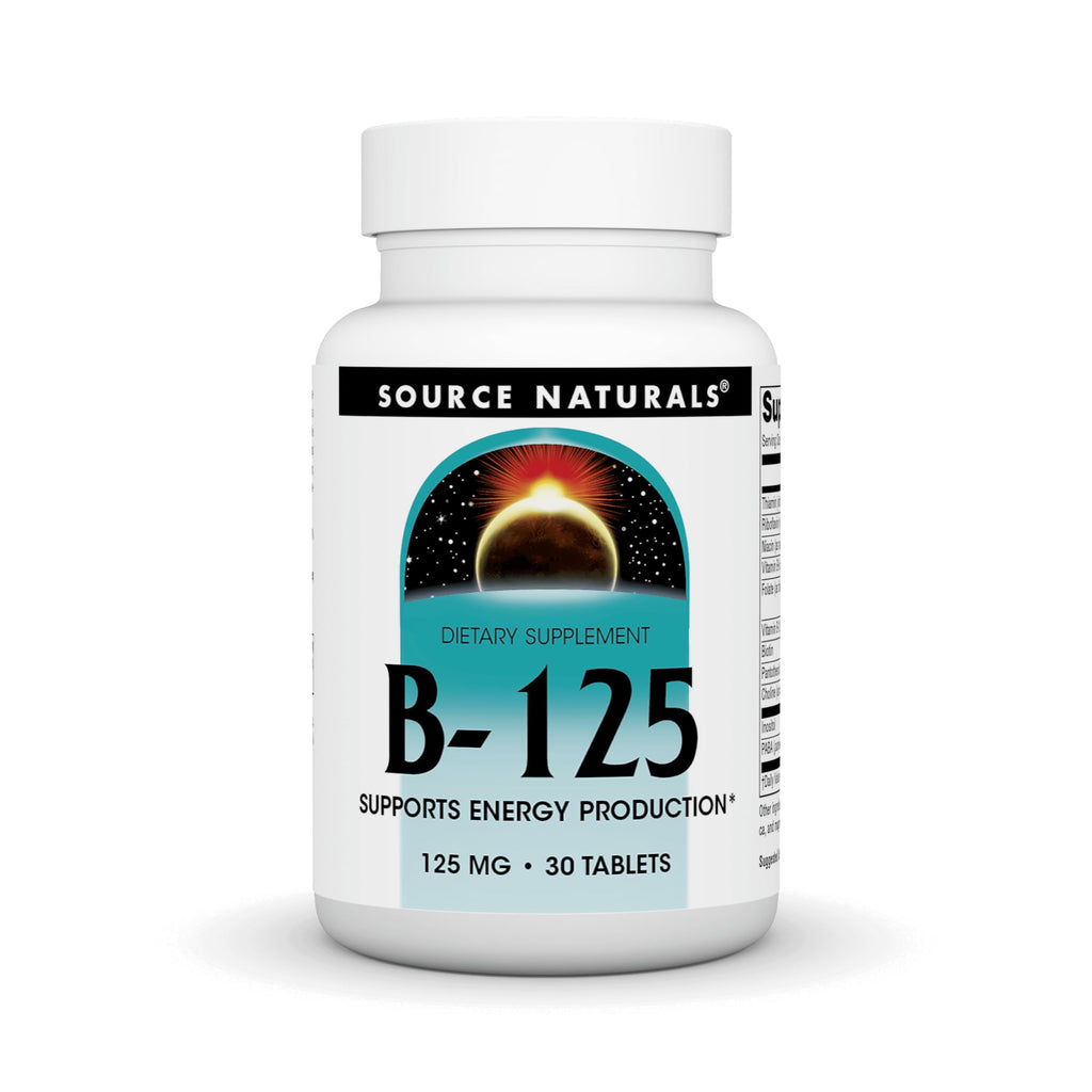 Source Naturals B-125 Vitamin B Complex - 30 Tablets