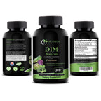 Blossom Nature DIM Supplement 300mg Hormone Balance - 120 Capsules - image 3