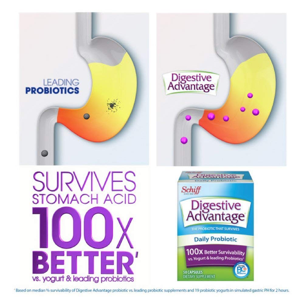 Schiff Digestive Advantage Daily Probiotic - 150 Capsules - image 2