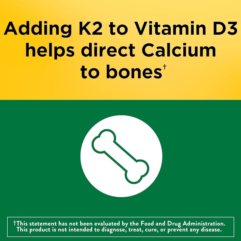 Nature Made Vitamin D3 K2