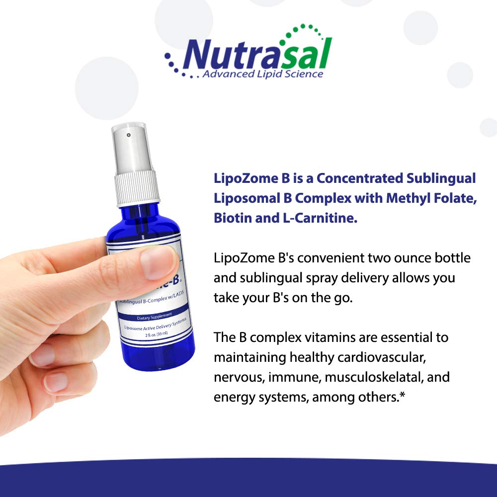 Nutrasal LipoZome B-Complex Sublingual Spray - 2 Fl Oz - image 4