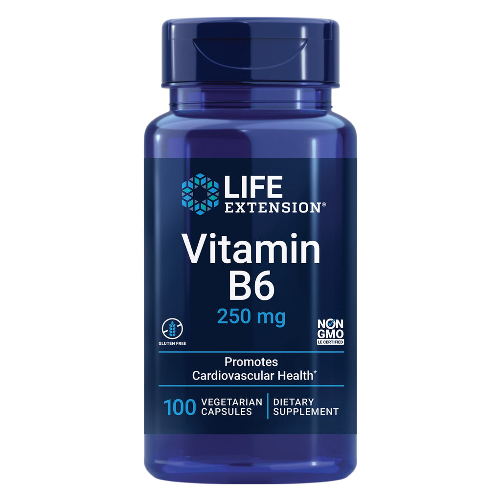 Life Extension Vitamin B6 250 mg & BioActive Folate B12 - 2 Pack - image 2