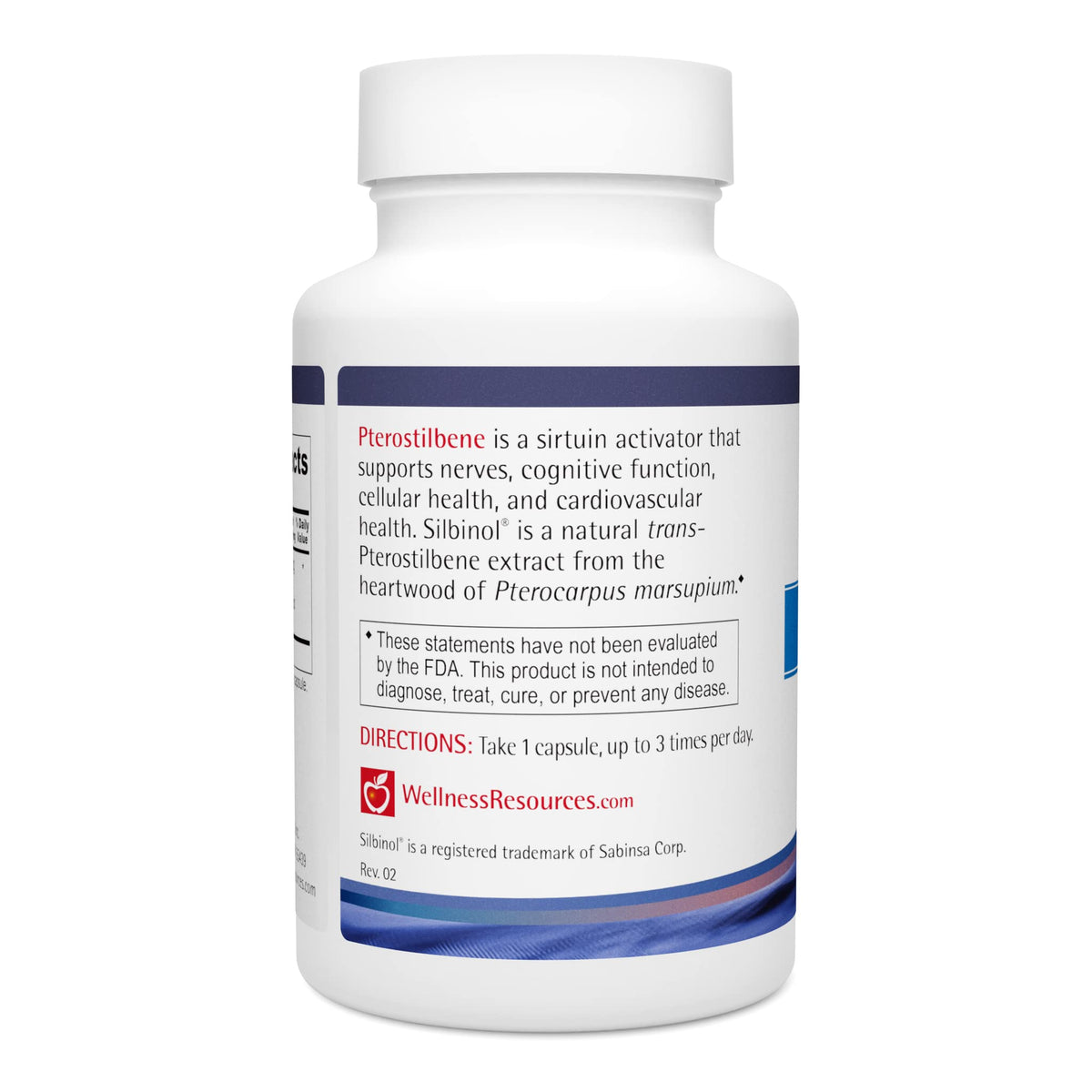 Wellness Resources Pterostilbene 100mg - 90 Vegetarian Capsules - image 3