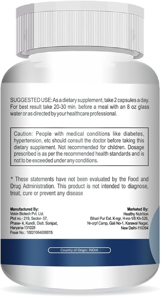 Generic Healthy Upvision Eye Care Supplement - 60 Vegetarian Capsules - image 5
