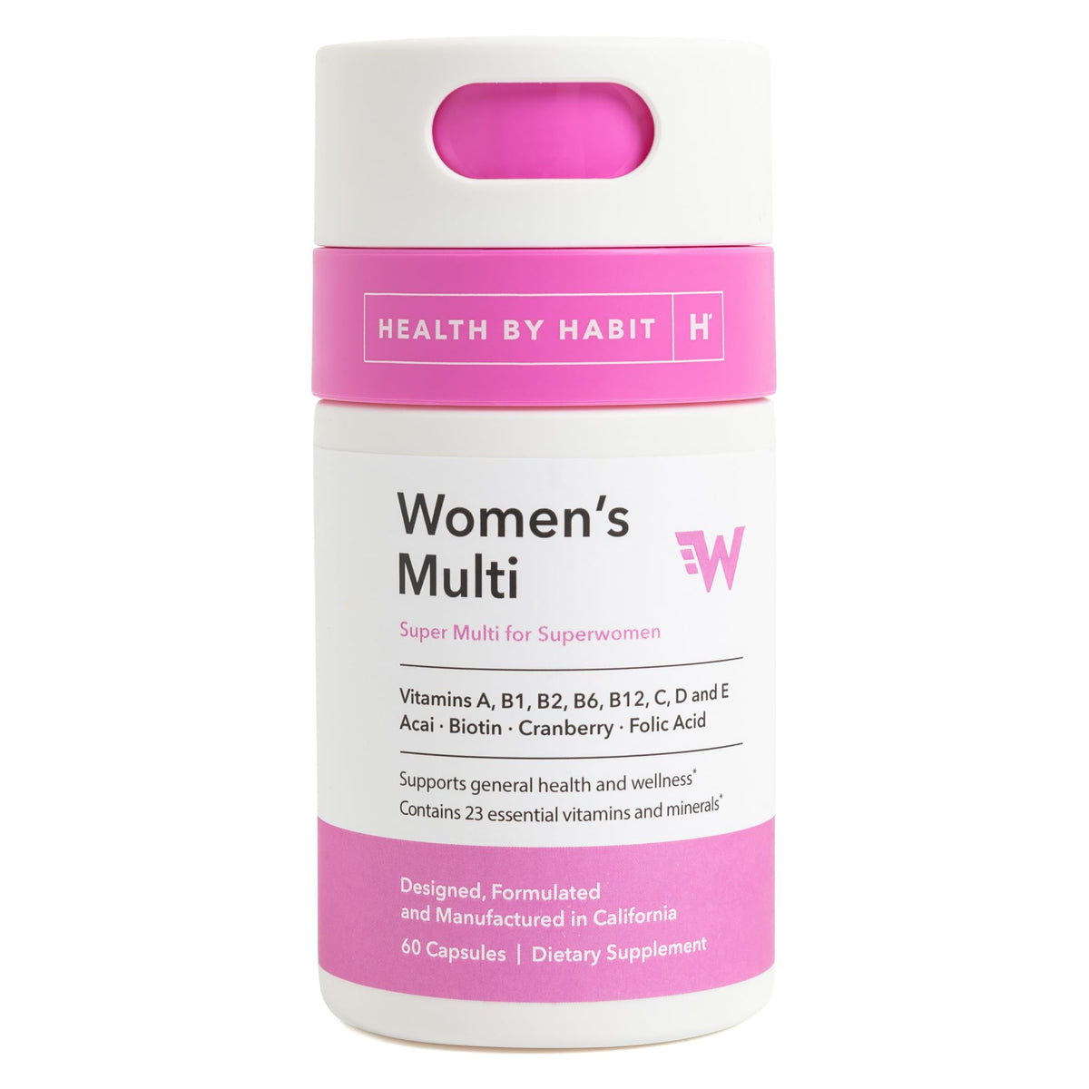 Health By Habit Women's Multi Supplement - 60 Capsules
